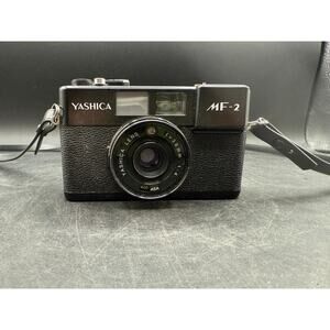 Vintage Yashica MF-2 35mm Film Camera w/Original Case- 38mm f/3.8 Lens